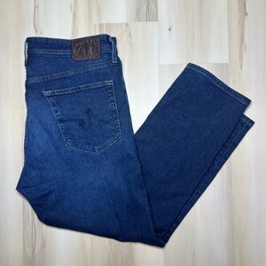 Adriano Goldschmied AG Jeans Men's Sz 36x32 Blue Everett Slim Straight Denim